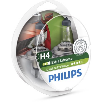 Слика на Сијалица за фарови и халогенки PHILIPS LongLife EcoVision 12342LLECOS2