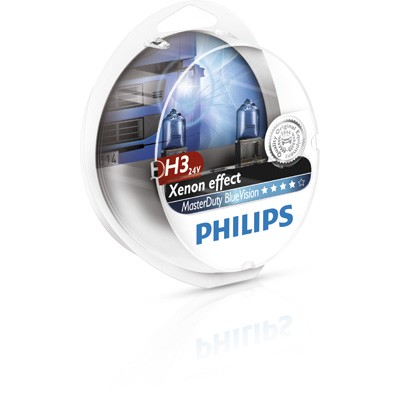 Слика на сијалица за фарови и халогенки PHILIPS MasterDuty BlueVision 13336MDBVS2 за камион DAF 85 CF FTT 85 CF 340 - 340 коњи дизел