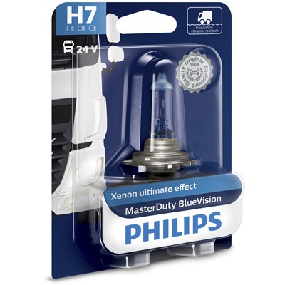 Слика на сијалица за фарови и халогенки PHILIPS MasterDuty BlueVision 13972MDBVB1 за камион MAN F 2000 27.463 DFS - 460 коњи дизел