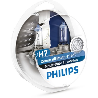 Слика на сијалица за фарови и халогенки PHILIPS MasterDuty BlueVision 13972MDBVS2 за камион MAN F 2000 19.364 FS, FLS, FLLS, FRS, FLRS, FLLRS - 360 коњи дизел