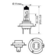 Слика 3 $на Сијалица за фарови и халогенки PHILIPS Vision 12972PRC2