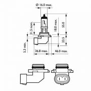 Слика 3 на Сијалица за фарови и халогенки PHILIPS Vision 9006PRB1