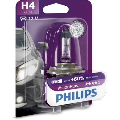 Слика на сијалица за фарови и халогенки PHILIPS VisionPlus 12342VPB1 за Nissan Primera Hatchback (P10) 1.6 - 90 коњи бензин