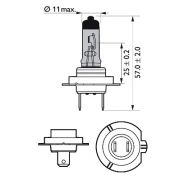 Слика 3 на сијалица за фарови и халогенки PHILIPS WhiteVision ultra 12972WVUB1