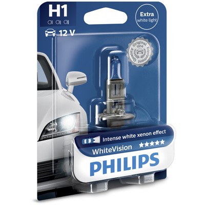 Слика на сијалица за фарови и халогенки PHILIPS WhiteVision 12258WHVB1 за Peugeot 807 2.2 HDi - 136 коњи дизел