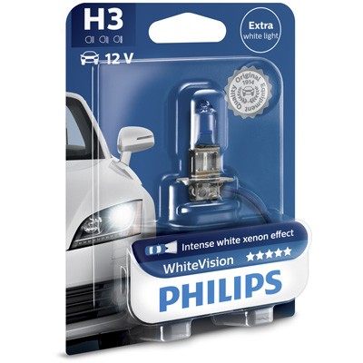 Слика на Сијалица за фарови и халогенки PHILIPS WhiteVision 12336WHVB1 за VW Polo 4 (9n) 1.4 TDI - 75 коњи дизел