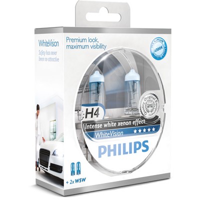 Слика на сијалица за фарови и халогенки PHILIPS WhiteVision 12342WHVSM за Fiat Cinquecento 170 1.1 Sporting (170AH) - 54 коњи бензин