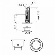 Слика 3 на сијалица за фарови и халогенки PHILIPS Xenon Vision 85126VIC1