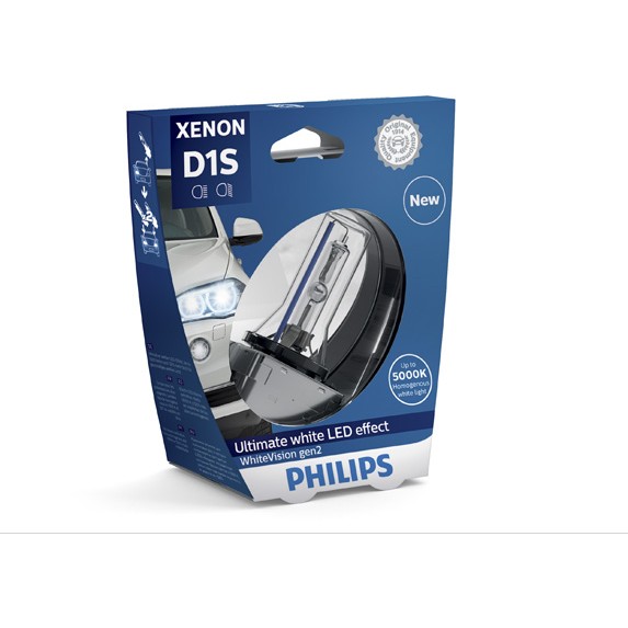 Слика на сијалица за фарови и халогенки PHILIPS Xenon WhiteVision gen2 85415WHV2S1 за BMW 1 F21 116 d - 116 коњи дизел