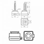 Слика 3 на сијалица за фарови и халогенки PHILIPS Xenon X-tremeVision gen2 42403XV2C1