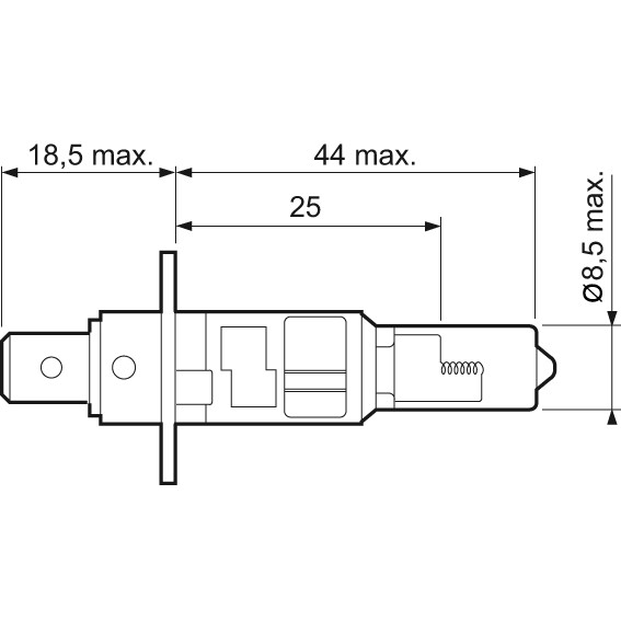 Слика на сијалица за фарови и халогенки VALEO ESSENTIAL 032003 за Hyundai Trajet (FO) 2.7 V6 - 173 коњи бензин