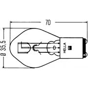 Слика 2 на сијалица за фарови HELLA 8GD 002 084-131