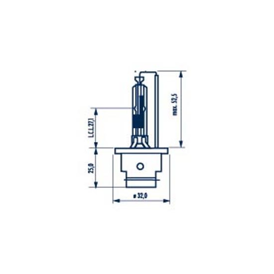 Слика на сијалица за фарови NARVA Xenon 84006 за камион MAN TGA 18.410 FAS, FALS, FARS - 410 коњи дизел