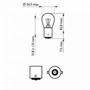 Слика 3 на сијалица за фарови PHILIPS 12498B2