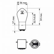 Слика 3 на сијалица за фарови PHILIPS 12728BW