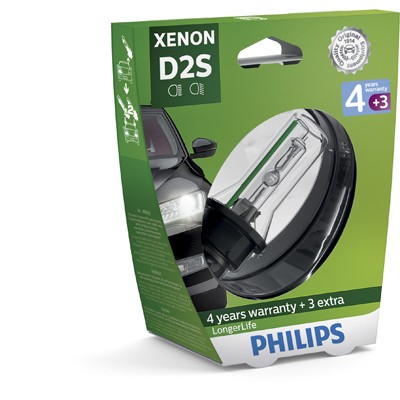 Слика на сијалица за фарови PHILIPS Xenon LongerLife 85122SYS1 за Audi A4 Convertible (8H, 8E, B7) 2.4 - 170 коњи бензин