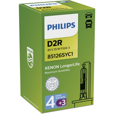 Слика на сијалица за фарови PHILIPS Xenon LongerLife 85126SYC1 за Renault Laguna 2 Grandtour (KG0-1) 1.8 16V - 121 коњи бензин