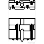 Слика 2 на сијалица со загревачка жица,стоп светла HERTH+BUSS ELPARTS 89901197