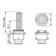 Слика 5 на сијалица со загревачка жица, главни фарови BOSCH 1 987 302 904