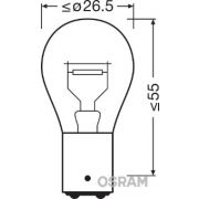 Слика 3 на сијалица со загревачка жица, стоп светло/рикверц OSRAM DIADEM 7538LDR-01B