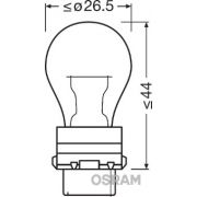 Слика 2 на сијалица со загревачка жица, трепкачи OSRAM Original 3757AK