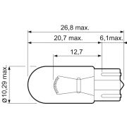 Слика 2 на сијалица со загревачка жица, трепкачи VALEO ESSENTIAL 032209