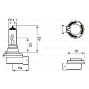 Слика 5 на сијалица со загревачка жица, фар за магла BOSCH 1 987 302 084