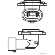 Слика 2 на сијалица со загревачка жица, фар за магла HERTH+BUSS ELPARTS 89901305