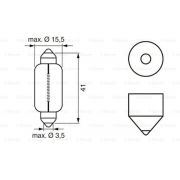 Слика 5 $на Сијалица со загревачка жица BOSCH 1 987 302 229