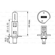 Слика 5 на сијалица со загревачка жица BOSCH 1 987 302 411