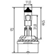 Слика 1 на сијалица со загревачка жица HELLA 8GH 008 991-021