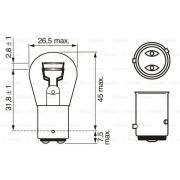 Слика 5 на сијалици за позиција и рег.табли BOSCH 1 987 302 215