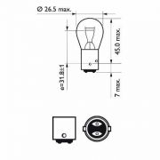 Слика 3 на сијалици за позиција и рег.табли PHILIPS 12594B2