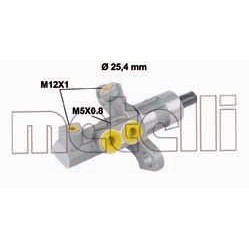 Слика на Сопирачка пумпа METELLI 05-0811 за CHEVROLET CRUZE Sedan J300 1.6 - 109 коњи бензин