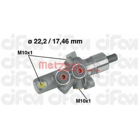 Слика на Сопирачка пумпа METZGER CIFAM 202-175 за Mercedes 190 (w201) E 2.0 - 118 коњи бензин