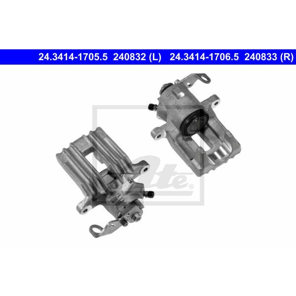 Слика на сопирачки апарат ATE 24.3414-1705.5 за VW Jetta 4 (1J2) 2.8 V6 4motion - 204 коњи бензин