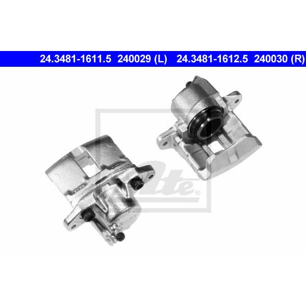 Слика на сопирачки апарат ATE 24.3481-1611.5 за Dacia Sandero 1.4 MPI LPG - 72 коњи Бензин/Автогаз (LPG)