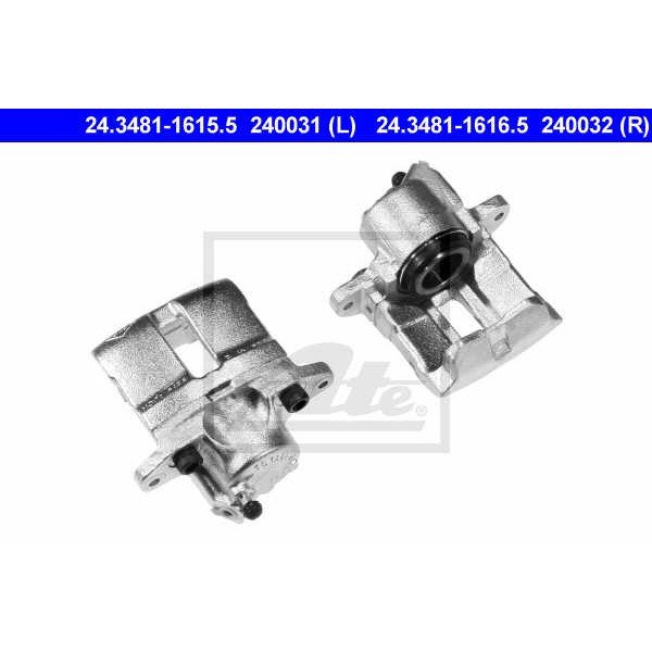 Слика на сопирачки апарат ATE 24.3481-1615.5 за Renault Clio 2 1.4 (B/CB0C) - 75 коњи бензин