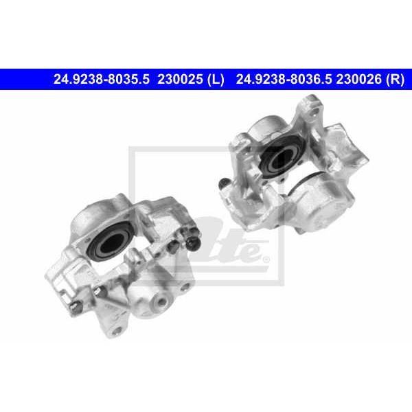 Слика на сопирачки апарат ATE 24.9238-8035.5 за Mercedes C-class Saloon (w202) C 200 Kompressor (202.025) - 192 коњи бензин