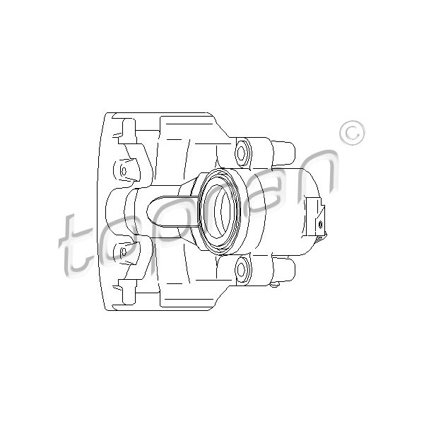 Слика на сопирачки апарат TOPRAN 110 288 за камион DAF XF 95 FT 95.530 - 530 коњи дизел