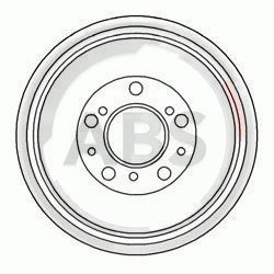 Слика на Сопирачки барабан A.B.S. 3231-S за Fiat Ducato Platform 230 2.0 - 109 коњи бензин