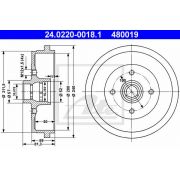 Слика 1 на Сопирачки барабан ATE 24.0220-0018.1