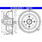 Слика 1 на Сопирачки барабан ATE 24.0220-0039.1