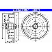 Слика 1 на Сопирачки барабан ATE 24.0223-0015.1