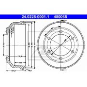 Слика 1 на Сопирачки барабан ATE 24.0228-0001.1