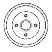 Слика 1 $на Сопирачки барабан BORG & BECK BBR7033