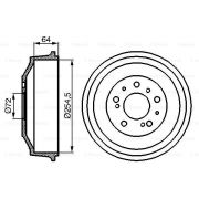 Слика 5 на Сопирачки барабан BOSCH 0 986 477 031