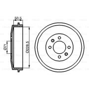 Слика 5 на Сопирачки барабан BOSCH 0 986 477 060