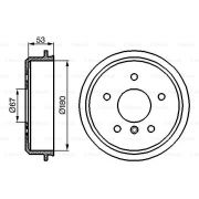 Слика 1 на Сопирачки барабан BOSCH 0 986 477 096