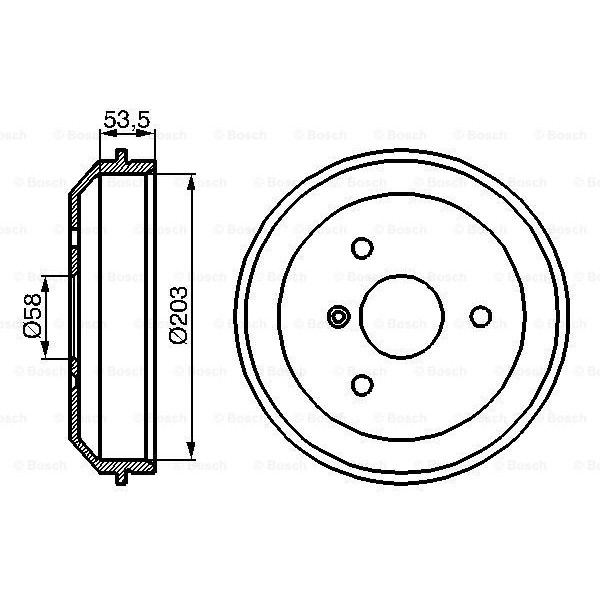 Слика на Сопирачки барабан BOSCH 0 986 477 103